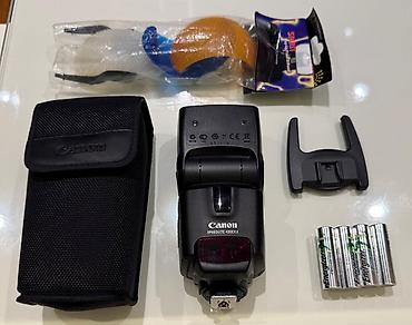 video light: Canon Speedlite 430EX II — az istifadə olunmuş flaş Şəxsi istifadəm — 2