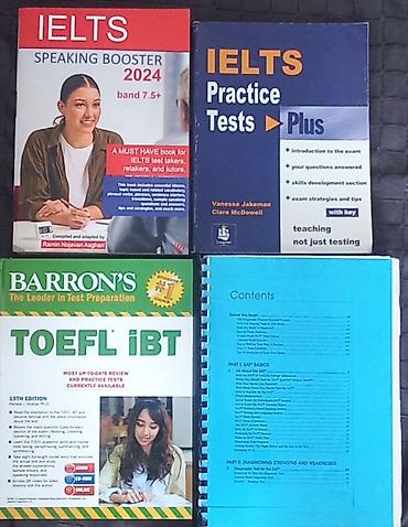 cd disk: İNGİLİS DİLİ TOEFL IELTS SAT kitabları Paketə daxil olan kitablar — 4