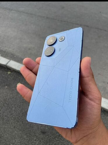infinix gt 10 pro qiyməti: Tecno Camon 20 Pro, 256 ГБ, цвет - Голубой, Отпечаток пальца, Face ID
