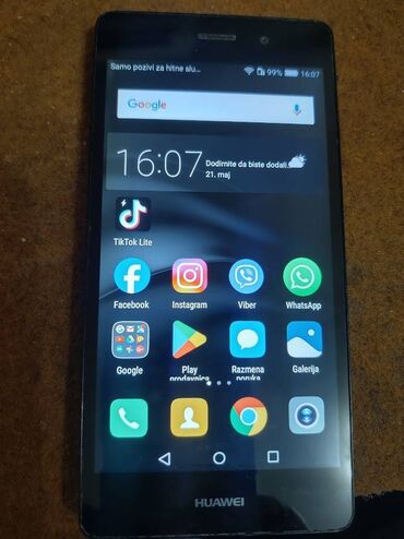 iphone 12 polovni telefoni: Huawei P8 Lite, 16 GB, color - Black