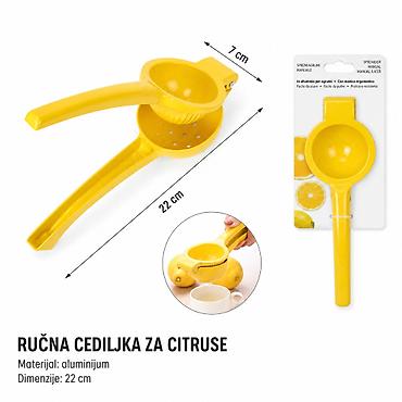 KMT Jednoredni stiskač za limun 2406490 Ručna cediljka za agrume od