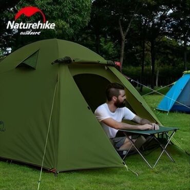 отдых и рыбалка: 🟠 Палатка 3-х местная Naturehike P-Series 🟠 ⠀ Палатка Naturehike