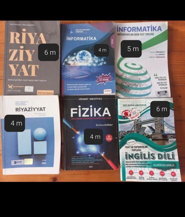 Kitabların qiyməti üzərində qeyd olunub,səliqəli şəkildə istifadə