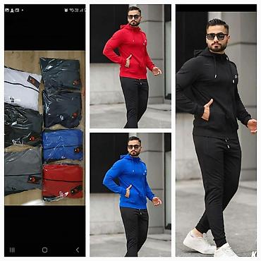 crni duksevi: Muške trenerke stigli 3700 din M,L,XL,XXL,3XL veličine — 5