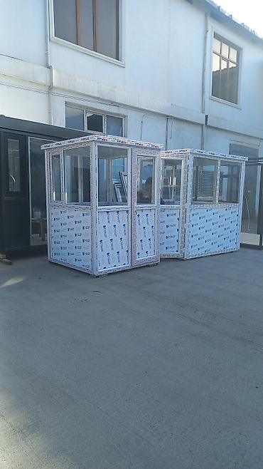 Butkalar, köşklar: Mühafizə BUTKASI. AĞ. QARA. ANTRASİT GREY. ŞÜŞƏLİ. PLASTİK — 4