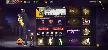 Значки: Аккаунт Free Fire Характеристики профиля: - Ник: MACROS012 YT - Язык — 4