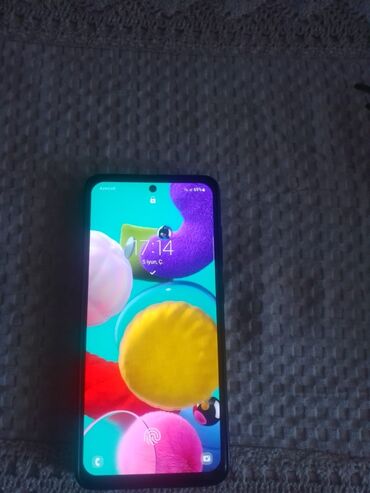 samsung galaxy a5 2018 qiymeti: Samsung Galaxy A51, 64 ГБ, цвет - Голубой, Отпечаток пальца