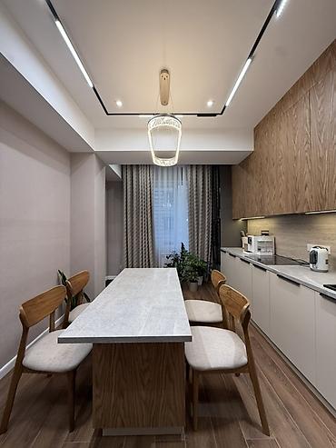 4 комнатный: 3 комнаты, 111 м², Асанбай мкр Элитка, 4 этаж, Дизайнерский ремонт — 3