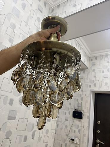 lustur sekilleri: Çılçıraq, 5 lampa, Metal — 1