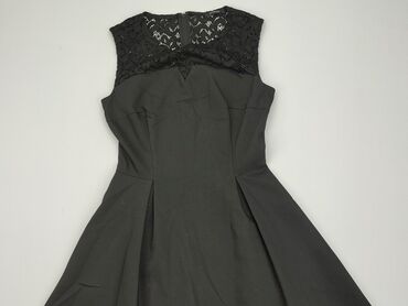 czarna sukienki midi rozkloszowana: Sukienka, S, Orsay, stan - Bardzo dobry