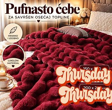 Other Home Items: ✨PUFNASTO ĆEBE – ZA SAVRŠEN OSEĆAJ TOPLINE!✨ Ušuškajte se u mekoću i — 2