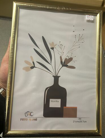 Şəkil və rəsmlər üçün çərçivələr: Çərçivə А4 (21 x 29.7 sm) — 8