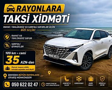 bakcell 1 manatlıq internet: Rayonlara taksi xidməti - Bakıdan bütün rayonlara sifariş mümkündür - — 1