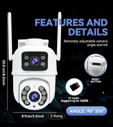 Videomüşahidə: Bu simsiz təhlükəsizlik kamerası 3MP+3MP yüksək keyfiyyətli görüntülər