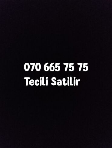 Nömrə: ( 070 ) ( 6657575 ), İşlənmiş