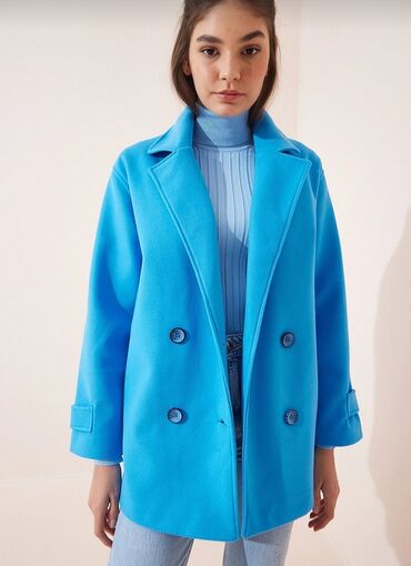 şuba palto: Palto XL (EU 42), rəng - Mavi