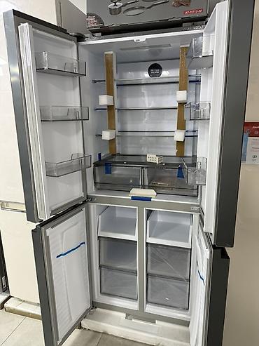 fridge: Четырёхдверный холодильник French Door, серебристый графит. Основные — 2