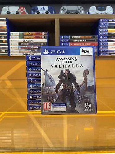 Video oyunlar və konsollar: Assasins Creed Valhalla-PS4 diski Oyun diski tam işlək vəziyyətdədir — 1
