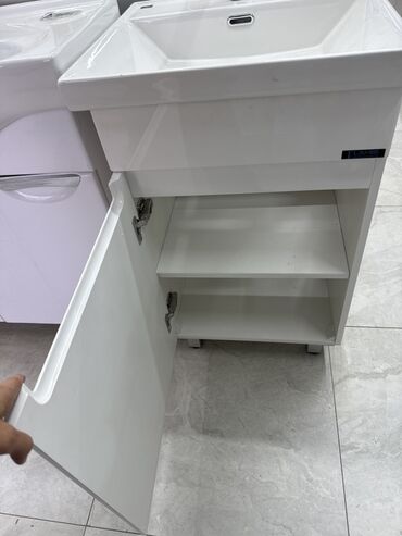 купить кресло кровать в бишкеке: Ванна үчүн тумба, Раковина менен, түсү - Ак