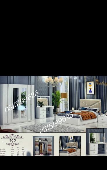 Yataq otağı dəstləri: İkinəfərlik çarpayı, Azərbaycan, Yeni — 25