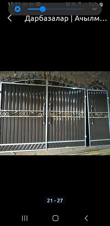 Откатные ворота: Варота варота варота навес решотка топчаны оградки дверь и другие — 8