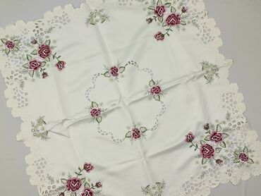 PL - Tablecloth 77 x 77, color - White, condition - Very good