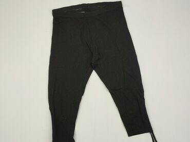 spodnie chino czarne: Spodnie 3/4 Damskie, Tom Rose, L (EU 40), stan - Dobry