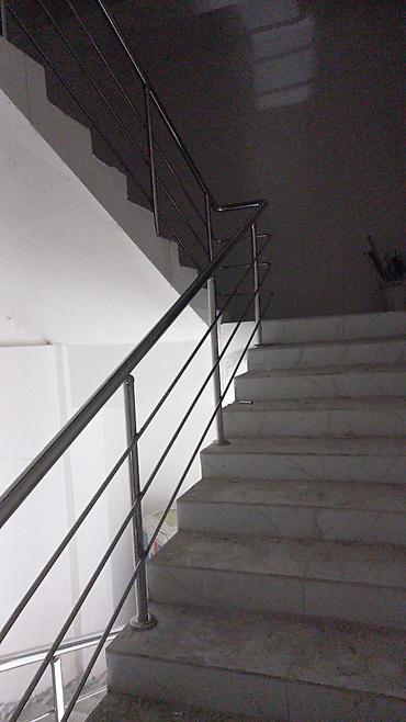 Готовые перила: Готовые перила, Материал: Нержавеющая сталь, Для лестницы — 9