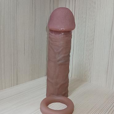 Товары для взрослых: Реалистичная насадка на пенис премиум качества. Код товара: *N70 — 8