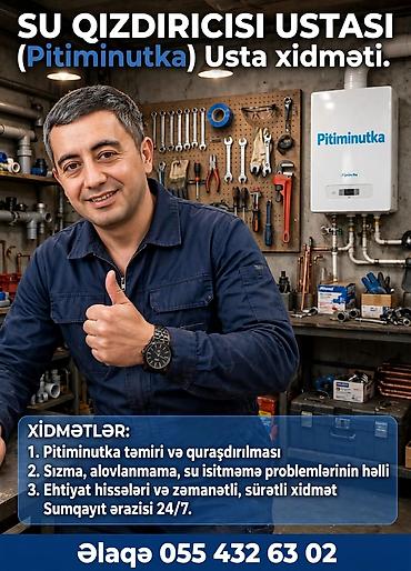 ремонт домашних телефонов на дому: Sumqayıt ərazisi (Pitiminutka) üzrə usta xidməti Xidmətlər: - — 1