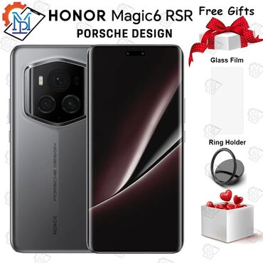 купить телефон honor: Honor Magic 6 RSR, Б/у, 1 ТБ, цвет - Серый, 2 SIM