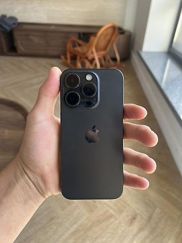 IPhone 15 Pro, Б/у, 256 ГБ, Black Titanium, 95 %