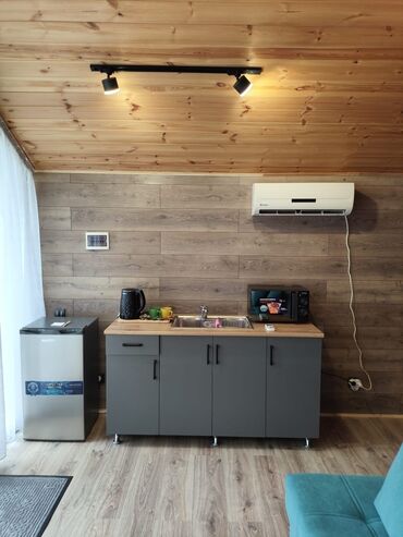 дом в петропавловке: 24 кв. м, 2 бөлмө, Жылытылган, Жылуу пол, Евроремонт