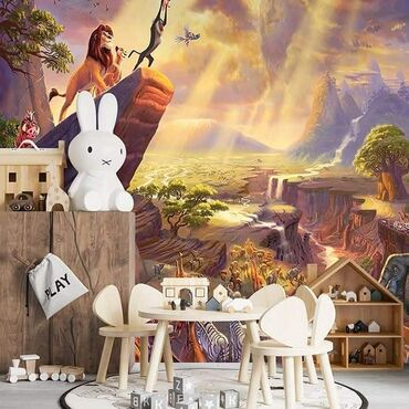 Tapete: Zidna tapeta sa motivima iz animiranog filma „Kralj Lavova“, idealna — 7