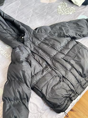 soft shell: Пуховик с капюшоном, тёмно‑серый 7-9 лет( 1 год только одевали — 4