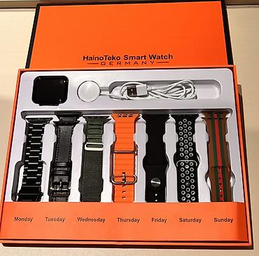 vertu sensor: HainoTeko Smart Watch H45 ProMax – çoxqaşlı dəst Xüsusiyyətlər: - — 1