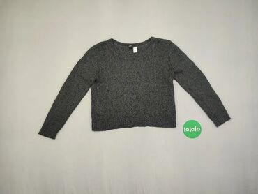 Sweter H&M, XS (EU 34), stan - Dobry, wzór - Jednolity kolor, kolor - Szary