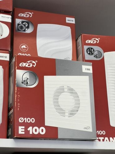 мойший апарат: Вытяжной вентилятор ERA Ø100 (серия E 100 / Wave 100) - Тип: осевой