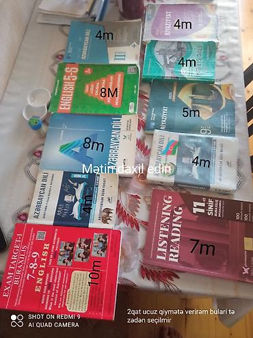 rus dilinde kitablar: Məktəb və abituriyentlər üçün müxtəlif dərs vəsaitləri və test — 1