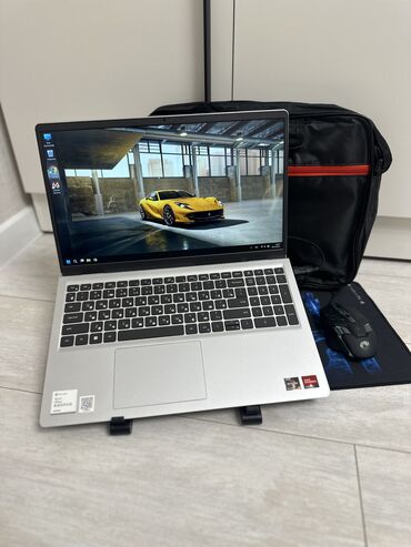 бюджетные ноутбуки: Ноутбук, Dell, 16 ГБ ОЗУ, AMD Ryzen 5, 15.6 ", Б/у, Для несложных задач, память NVMe SSD