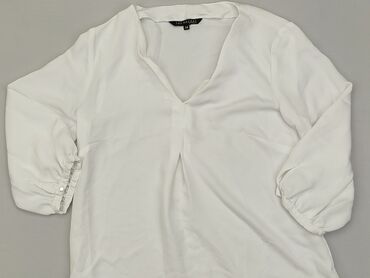 białe t shirty damskie długi rękaw: Bluzka Damska, Top Secret, XS, stan - Dobry