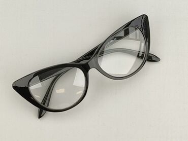 szale mohito: Glasses, Transparent, Cat eyes design, condition - Very good