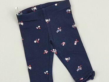 czarne legginsy woskowane: Leggings, 0-3 months, condition - Very good