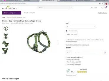 Oprema za kućne ljubimce: *** AKCIJA *** #2156 Kvalitetni am za pse DIVO DOG HARNESS - By — 3
