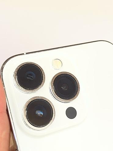 iphone x osh: IPhone 13 Pro, Б/у, 128 ГБ, Белый, Чехол, 87 % — 7