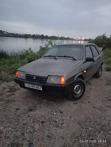 VAZ (LADA): Lada 21099 (Samara) sedan - Kuzov: 4 qapılı sedan, metalik boz rəng — 9