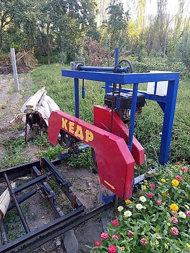 Дом и сад: Продам ленточную пилораму «Кедр» на колёсной каретке. Характеристики — 1