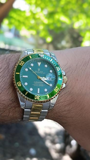 orijinal rolex: İşlənmiş, Qol saatı, Rolex, rəng - Yaşıl — 1