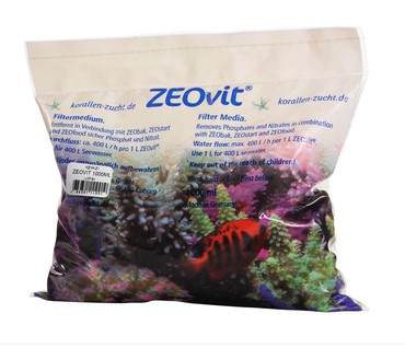 Другие комплектующие: Цеолиты для морского аквариума, Korallen zucht ZEOvit, 1000 мл