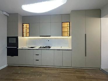 silver kitchen: Кухонный набор на заказ, МДФ, По договорённости, Дизайн, проект — 2